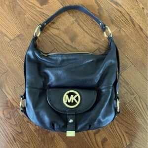 Michael Kors Black Leather Handbag